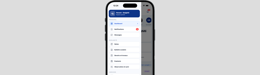 Aperçu — application mobile